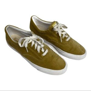 Keds Anchor Cord Chartreuse Lace Up 8